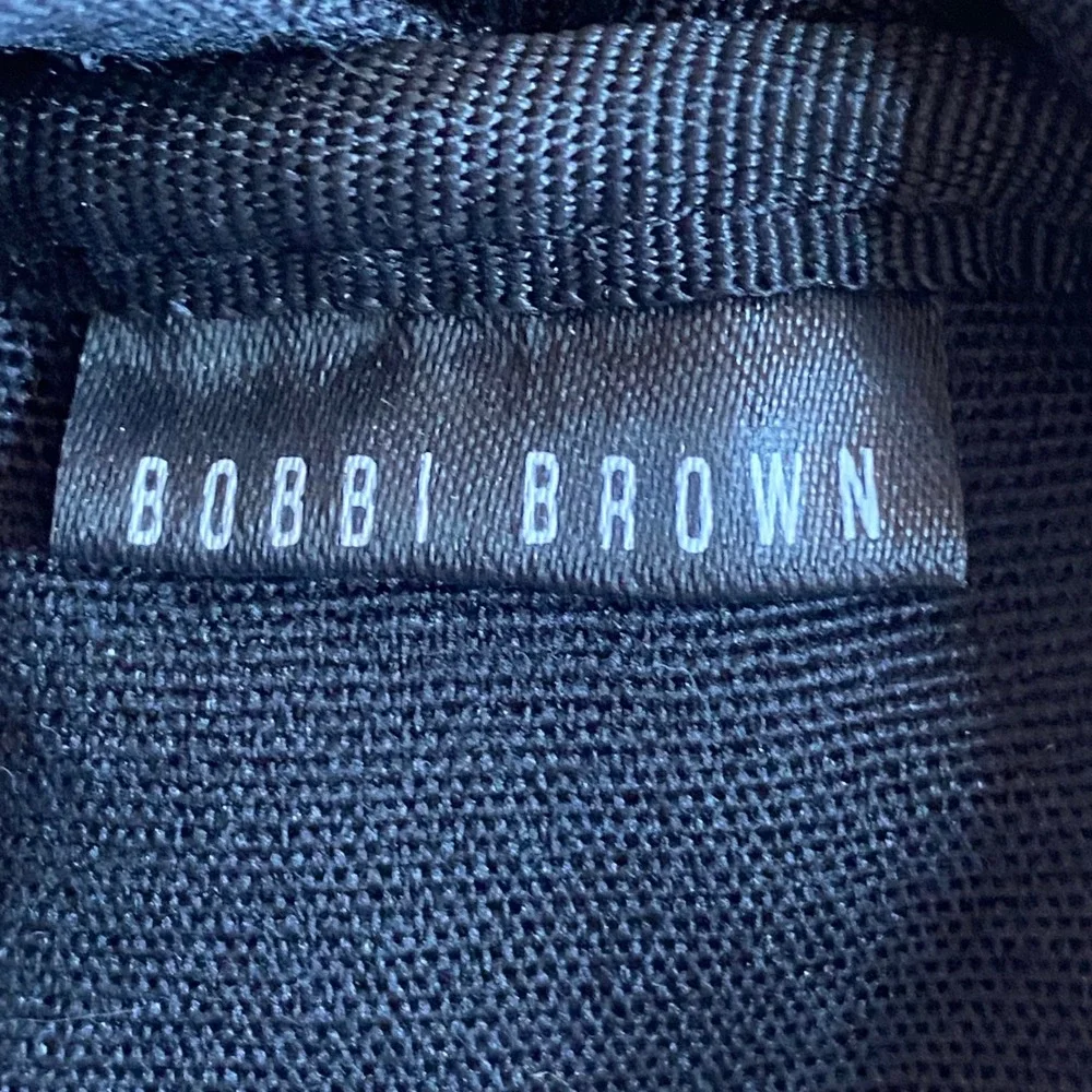 Bobbi Brown Black Cosmetic Bag Pouch‎ Zippered Travel Makeup Organizer